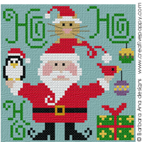 Ho, Ho, Ho! (Santa and friends) <br> BAN058-PRT