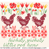 Hickety, Pickety... (three red hens!) &lt;br&gt; PER120-PRT