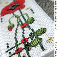 Poppy Bookmark and Key ring <br> FAB130-PRT