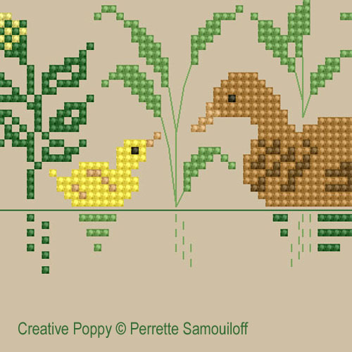 Mother and baby animals (large pattern) <br> PER143-PRT