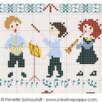 The little orchestra (large pattern) <br> PER147-PRT