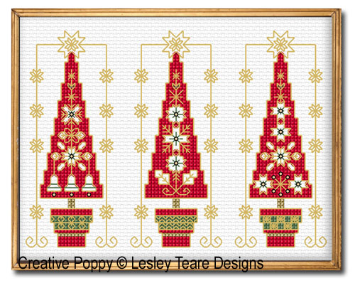 Decorative Christmas Trees <br> LJT676-PRT