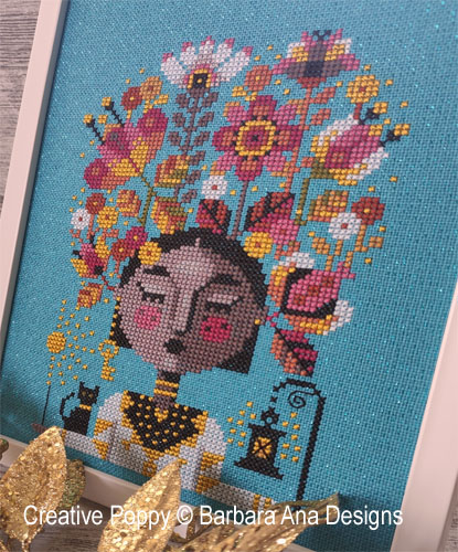 Floral Dreams cross stitch pattern by Barbara Ana designs
