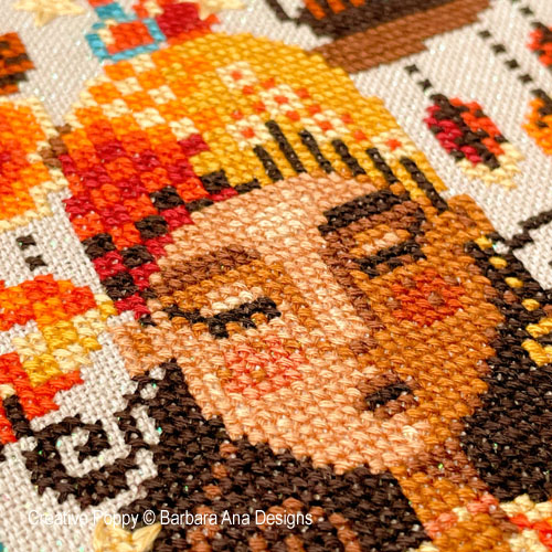 The Fortune Teller cross stitch pattern by Barbara Ana Designs