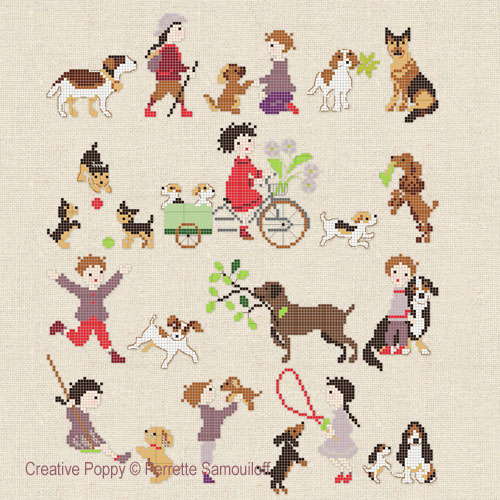 Happy Childhood: dogs and puppies &lt;br&gt; PER276-PRT