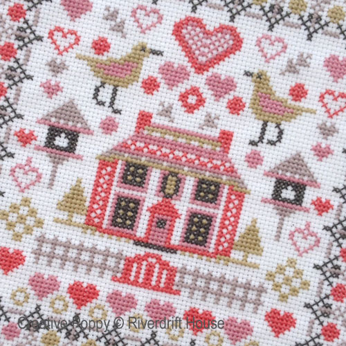 Mini cross stitch pattern by Riverdrift House