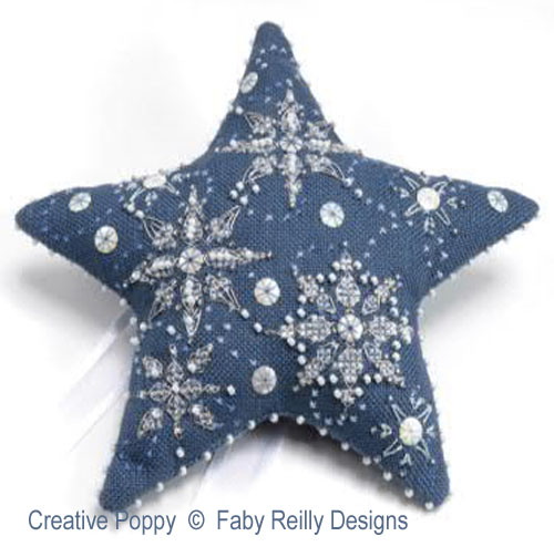Let it Snow - Star Ornament<br> FAB254-PRT