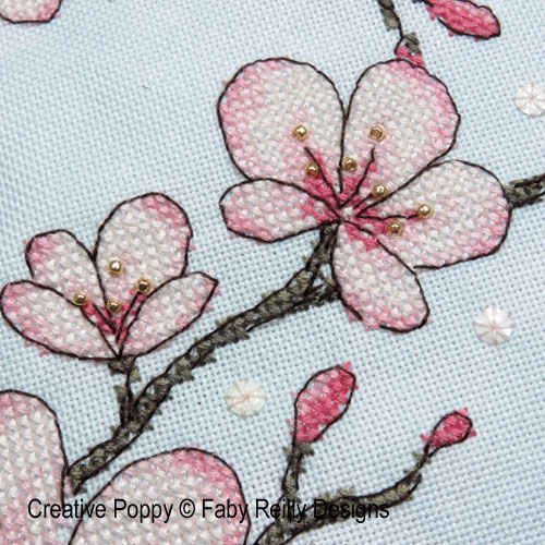 Cherry Blossom Cushion<br> FAB266-PRT