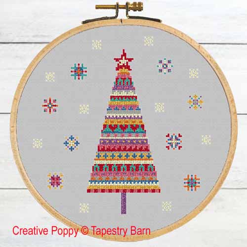 Merry Bright Christmas Tree <br> TAB105-PRT - 4 pages