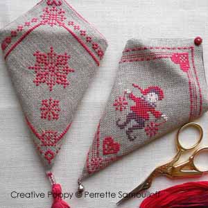 Needlework Christmas ornaments <br> PER163-PRT