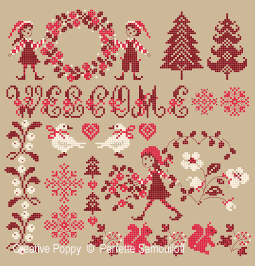 Christmas Welcome (large) <br> PER154-PRT
