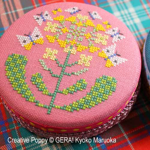 Round Tin cans 3 (Butterfly Flowers)&lt;br&gt; GER176-PRT