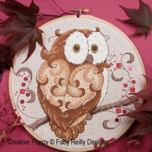 Sparkly Owl Hoop &lt;br&gt; FAB265-PRT