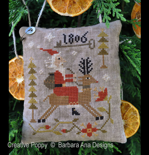 Through the Woods cross stitch pattern by Barbara Ana Designs