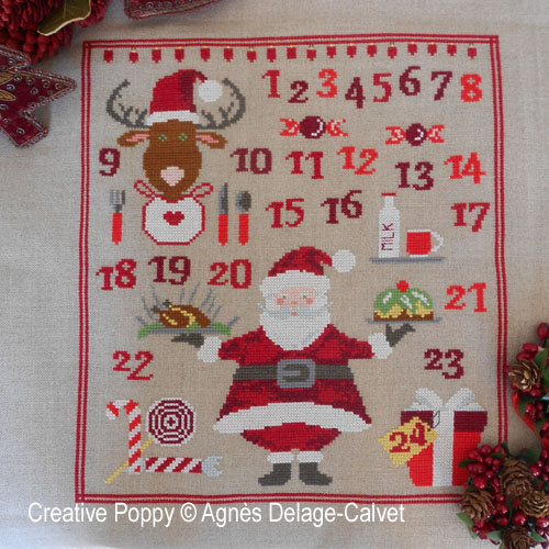 Santa's baking - Advent calendar <br> ADC132-PRT