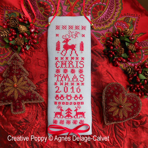Reindeer Christmas banner  <br> ADC133-PRT
