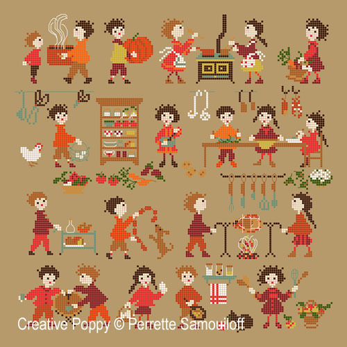 Happy Childhood collection  - In the kitchen <br> PER011-PRT