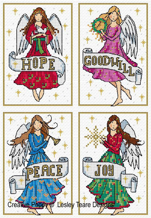 Christmas Angel cards &lt;br&gt; LJT329-PRT