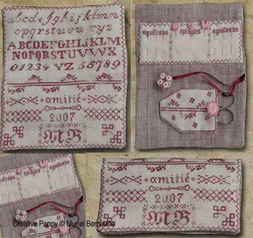 Pins and Needles Needlework Wallet  <br> IEF158-PRT
