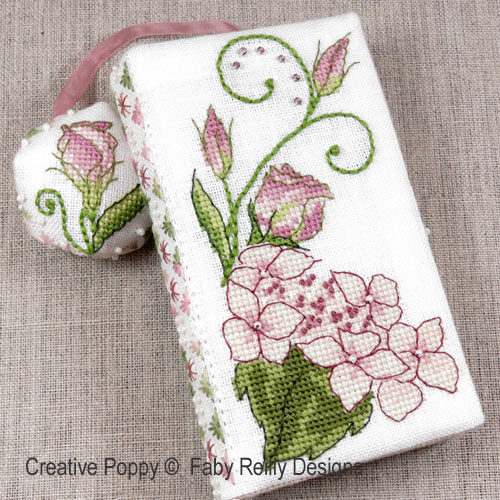 Lizzie Stitching Wallet cross stitch pattern by Faby Reilly Designs
