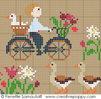 Happy Childhood, The geese (large) <br> PER031-PRT