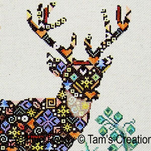 Deer-in-patches<br> TAM224-PRT