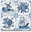 Decorative Delft Tiles <br> LJT495-PRT