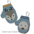 Polar Mittens (Christmas Ornaments)<br> TAB135-PRT - 6 pages