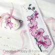 Plum Orchid Bookmark and Fob <br> FAB167-PRT