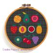 Fruity Sampler - 10 Fruit motifs <br> TAB124-PRT - 4 pages