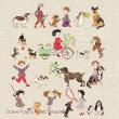 Happy Childhood: dogs and puppies <br> PER276-PRT