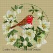 Robin with Christmas Roses <br> LJT578-PRT