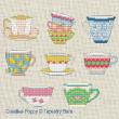 Time for Tea - 8 Teacup motifs<br> TAB133-PRT - 8 pages