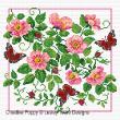 Briar Roses & Butterflies  <br> LJT558-PRT