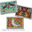 Card cases with flower motifs (2)  <br> GER139-PRT
