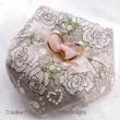 Once upon a Rose - Biscornu / Wedding ring cushion <br> FAB249-PRT