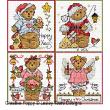Cute Christmas Teddy cards <br> LJT239-PRT