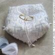 Wedding biscornu (ring cushion) <br> MAR016-PRT