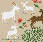 Mother and baby animals (large pattern) <br> PER143-PRT