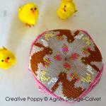 Little Easter bunnies - 4 small ornament motifs  <br> ADC106-PRT
