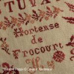 Hortense de Frocourt 1887  - Reproduction Sampler<br> CLT126-PRT