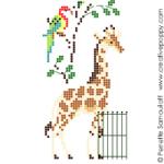 Baby at the Zoo (large pattern) <br> PER115-PRT