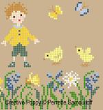 Chicks in a Spring Garden <br>PER190-PRT