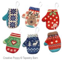 Christmas Mitten decorations&lt;br&gt; TAB116-PRT - 6 pages