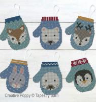 Polar Mittens (Christmas Ornaments)&lt;br&gt; TAB135-PRT - 6 pages