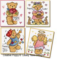 Teddy Cards for Happy Occasions&lt;br&gt; LJT201-PRT