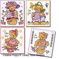 Teddy cards for girls &lt;br&gt; LJT203-PRT