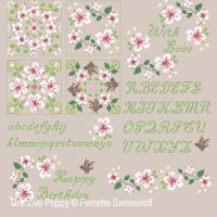 Cherry Blossom motifs&lt;br&gt; PER204-PRT